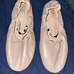 Valentino rockstud ballet flats 41.5 ⭐️